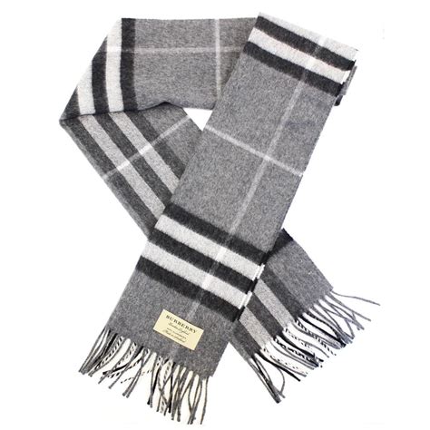 grey burberry scarf ebay|authentic Burberry cashmere scarf.